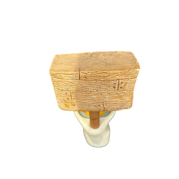 Vintage 1980s Bill Vernon Shade Tree Creations Cowboy Western in a toilet. - Picture 4 of 4